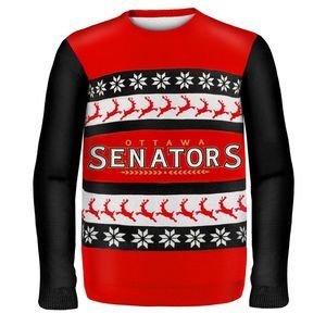 Ottawa Senators NHL Ugly Sweater Wordmark